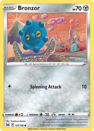 Bronzor 125/196  SWSH11 Lost Origin - Common