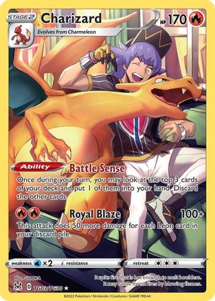 Charizard TG03/TG30  - Holofoil SWSH11 Lost Origin Trainer Gallery - Ultra Rare