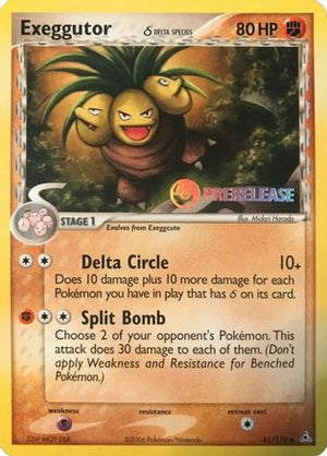 Exeggutor (Delta Species) (Delta Species) - 41/110  041/110  Nintendo Promos - Promo