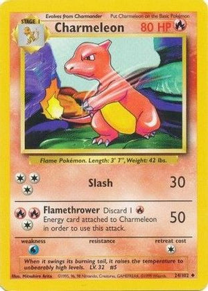 Charmeleon 024/102  Base Set - Uncommon