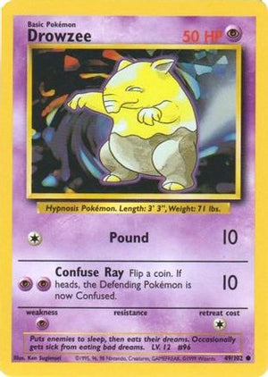 Drowzee 049/102  Base Set - Common