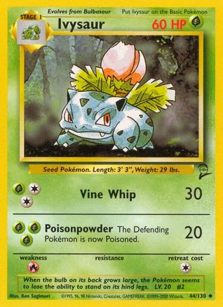 Ivysaur 44/130  Base Set 2 - Uncommon