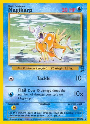 Magikarp 50/130  Base Set 2 - Uncommon