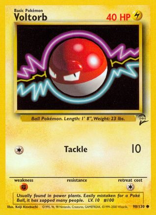 Voltorb 98/130  Base Set 2 - Common