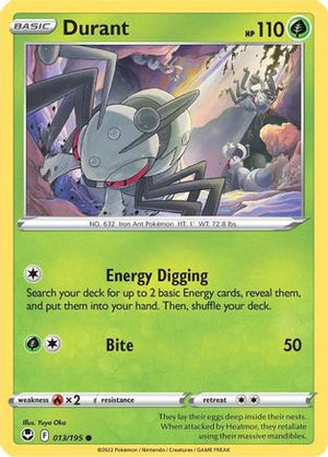 Durant 013/195  SWSH12 Silver Tempest - Common