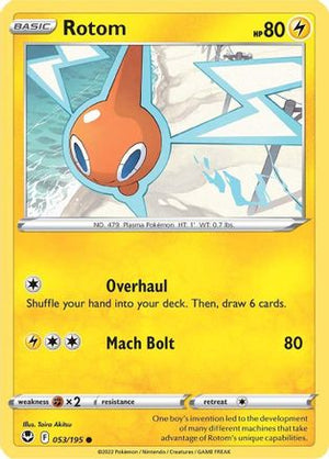 Rotom 053/195  SWSH12 Silver Tempest - Common