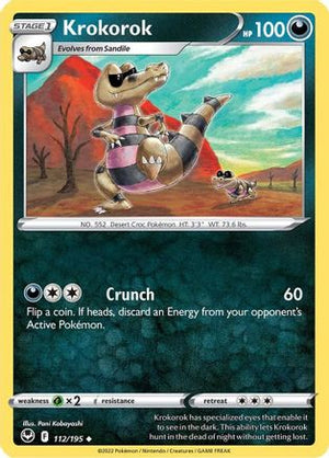 Krokorok 112/195  SWSH12 Silver Tempest - Uncommon