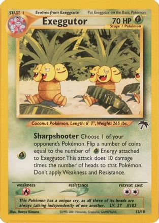 Exeggutor 13/18  Southern Islands - Promo