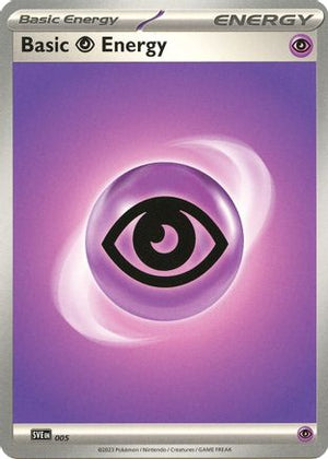 Basic Psychic Energy 005  SVE Scarlet & Violet Energies - Common