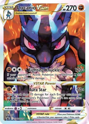 SEALED Lucario VSTAR SWSH291 - Holofoil SWSH Sword & Shield Promo Cards - Promo