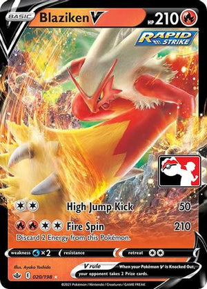 Blaziken V 020  - Holofoil Prize Pack Series Cards - Ultra Rare