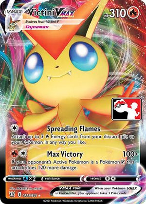 Victini VMAX 022  - Holofoil Prize Pack Series Cards - Ultra Rare