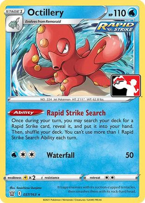 Octillery 037  Prize Pack Series Cards - Rare