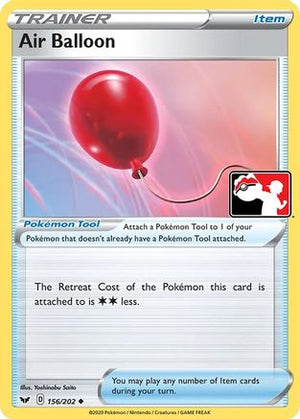 Air Balloon 156/202  Prize Pack Series Cards - Uncommon
