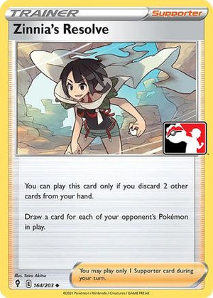 Zinnia's Resolve 164  Prize Pack Series Cards - Uncommon
