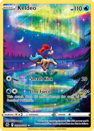 Keldeo GG07/GG70  - Holofoil Crown Zenith Galarian Gallery - Ultra Rare
