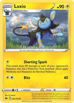 Luxio (42) (42) 042/159  Crown Zenith - Uncommon