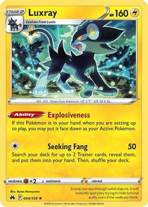 Luxray (44) (44) 044/159  Crown Zenith - Rare