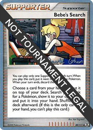 Bebe's Search - 2009 (David Cohen) 089  World Championship Decks - Uncommon
