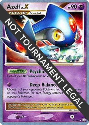 Azelf LV.X - 2010 (Michael Pramawat) 140  World Championship Decks - Ultra Rare