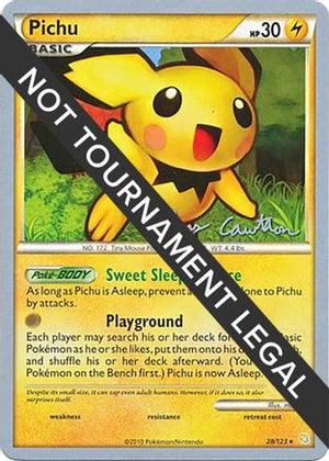 Pichu - 2011 (Ross Cawthon) 028  World Championship Decks - Rare