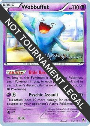 Wobbuffet - 2015 (Alejandro Ng-Guzman) 036  World Championship Decks - Uncommon