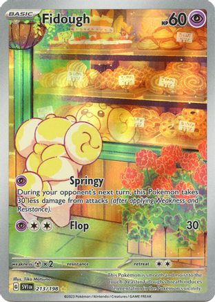 Fidough 213/198  - Holofoil SV01 Scarlet & Violet Base Set - Illustration Rare