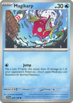 Magikarp 044/198  SV01 Scarlet & Violet Base Set - Common