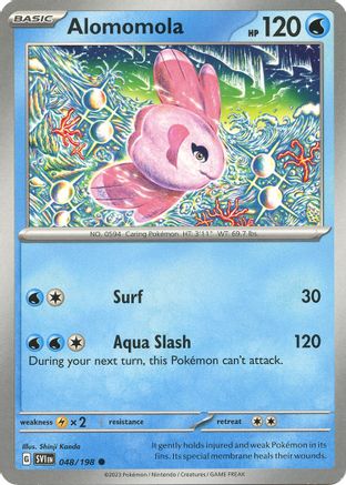 Alomomola 048/198  - Reverse Holofoil SV01 Scarlet & Violet Base Set - Common
