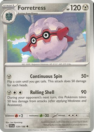 Forretress 139/198  SV01 Scarlet & Violet Base Set - Uncommon