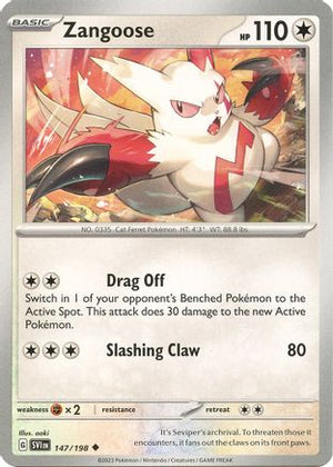 Zangoose 147/198  SV01 Scarlet & Violet Base Set - Uncommon