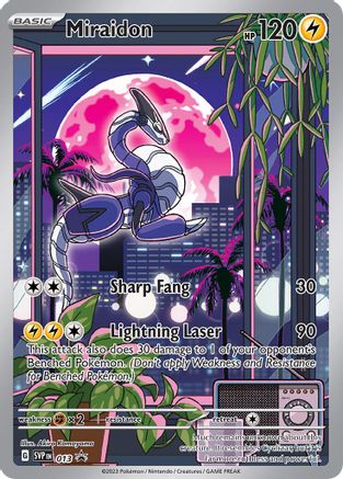 SEALED Miraidon 013 - Holofoil SV Scarlet & Violet Promo Cards - Promo