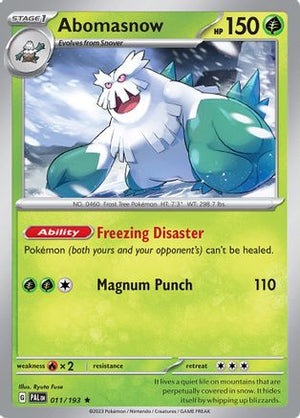 Abomasnow 011/193  - Holofoil SV02 Paldea Evolved - Rare