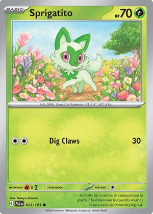 Sprigatito 013/193  SV02 Paldea Evolved - Common