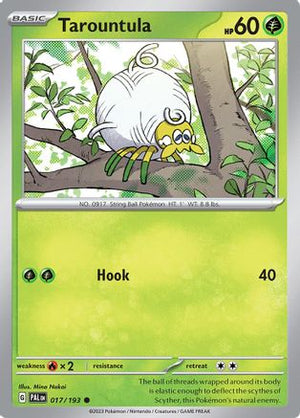 Tarountula 017/193  - Reverse Holofoil SV02 Paldea Evolved - Common