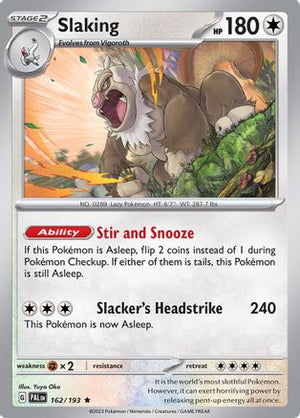Slaking 162/193  - Holofoil SV02 Paldea Evolved - Rare