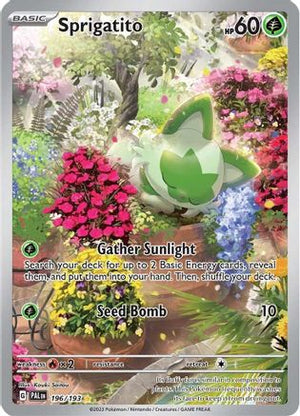 Sprigatito 196/193  - Holofoil SV02 Paldea Evolved - Illustration Rare