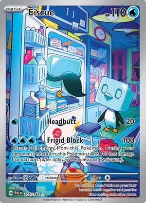 Eiscue 205/193  - Holofoil SV02 Paldea Evolved - Illustration Rare