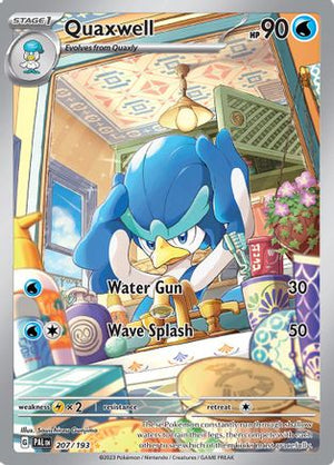 Quaxwell 207/193  - Holofoil SV02 Paldea Evolved - Illustration Rare