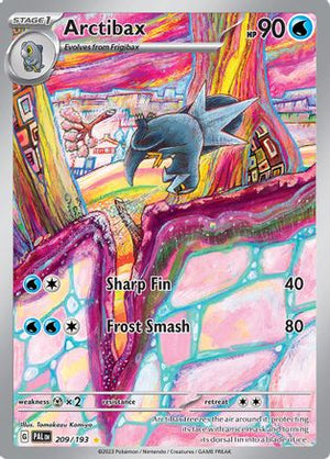 Arctibax 209/193  - Holofoil SV02 Paldea Evolved - Illustration Rare