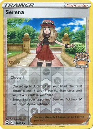 Serena (Regional Championships) [Staff] 164/195  - Reverse Holofoil League & Championship Cards - Promo