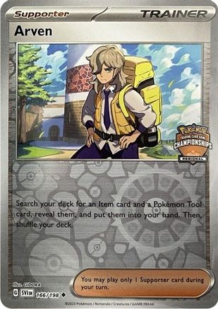 Arven (Regional Championships) 166/198  - Reverse Holofoil League & Championship Cards - Promo