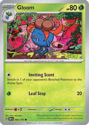 Gloom 002/197  SV03 Obsidian Flames - Common