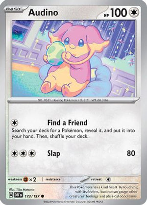 Audino 173/197  SV03 Obsidian Flames - Common