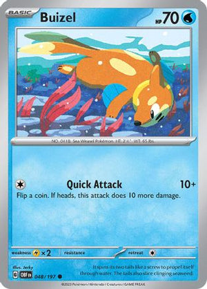 Buizel 048/197  SV03 Obsidian Flames - Common