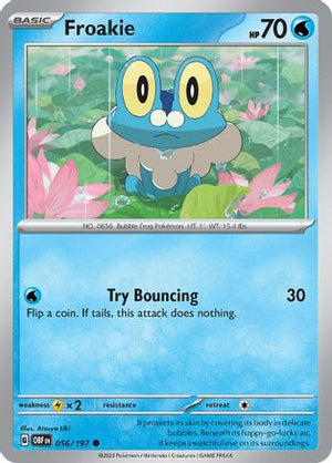 Froakie 056/197  SV03 Obsidian Flames - Common