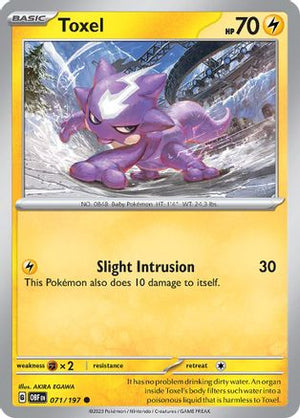 Toxel 071/197  SV03 Obsidian Flames - Common