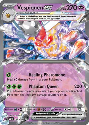 Vespiquen ex 096/197  - Holofoil SV03 Obsidian Flames - Double Rare