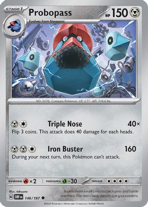 Probopass 146/197  - Reverse Holofoil SV03 Obsidian Flames - Uncommon