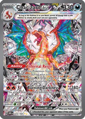 Charizard ex 223/197  - Holofoil SV03 Obsidian Flames - Special Illustration Rare